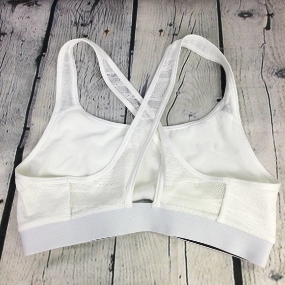 Victoria Sport The Player White Racer Back Polyamide Blend Sports Bra M - Picture 5 of 11
